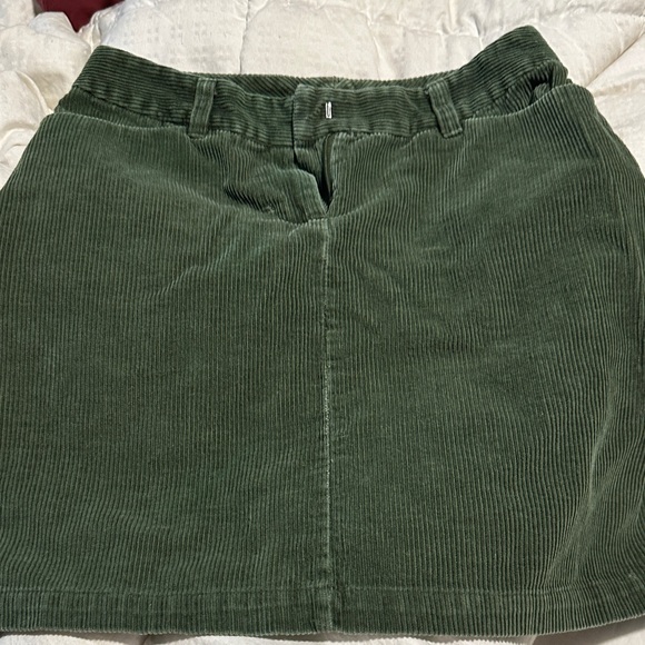 Tailor B. Moss Dresses & Skirts - Tailor B.‎ Moss Deep Green Corduroy Mini Skirt